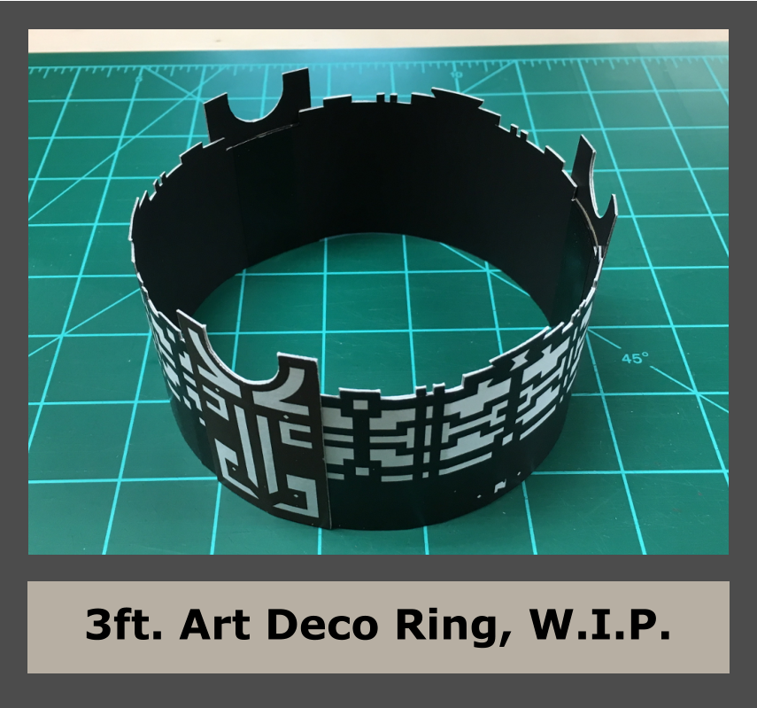 3ft. Art Deco Ring, W.I.P.